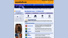 What Mondinfo.de website looked like in 2021 (2 years ago)