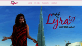 What Mylyra.com website looked like in 2021 (2 years ago)
