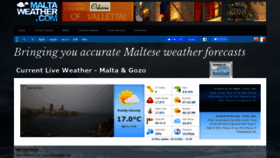 What Maltaweather.com website looked like in 2021 (2 years ago)