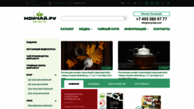What Moychay.ru website looked like in 2021 (2 years ago)