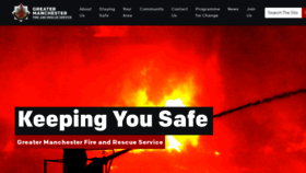 What Manchesterfire.gov.uk website looked like in 2021 (2 years ago)