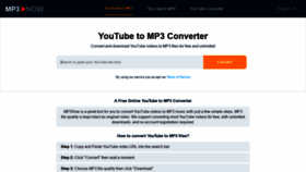 What Mp3-now.com website looked like in 2021 (2 years ago)