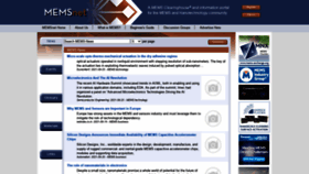 What Memsnet.org website looked like in 2021 (3 years ago)