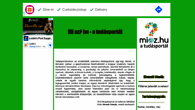 What Miaz.hu website looked like in 2021 (2 years ago)