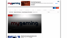 What Mygaming.co.za website looked like in 2021 (2 years ago)