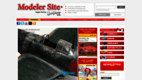 What Modelersite.com website looked like in 2021 (2 years ago)