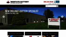What Midstatebattery.com website looked like in 2021 (4 years ago)