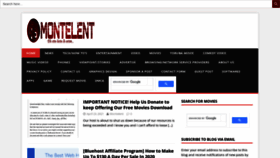 What Montelent.com website looked like in 2021 (2 years ago)