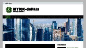 What My10000dollars.com website looked like in 2021 (2 years ago)