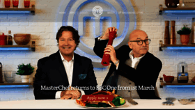 What Masterchef.com website looked like in 2021 (2 years ago)