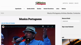 What Musica-portuguesa.com website looked like in 2021 (2 years ago)