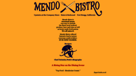 What Mendobistro.com website looked like in 2021 (2 years ago)