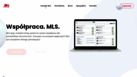 What Mls.org.pl website looked like in 2021 (4 years ago)