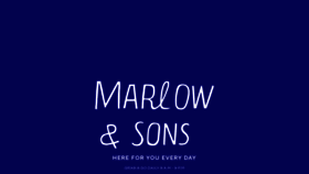 What Marlowandsons.com website looked like in 2021 (2 years ago)