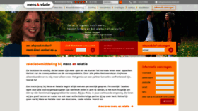 What Mens-en-relatie.nl website looked like in 2021 (3 years ago)