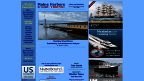 What Maineharbors.com website looked like in 2021 (2 years ago)
