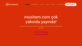 What Musitem.com website looked like in 2021 (2 years ago)