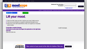 What Moodscope.com website looked like in 2021 (2 years ago)