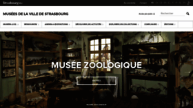 What Musees-strasbourg.org website looked like in 2021 (2 years ago)