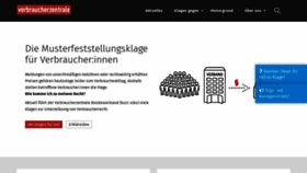 What Musterfeststellungsklagen.de website looked like in 2021 (2 years ago)