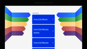 What Moviestory.co.uk website looked like in 2021 (2 years ago)