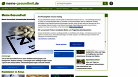 What Meine-gesundheit.de website looked like in 2021 (2 years ago)