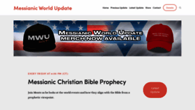 What Messianicworldupdate.com website looked like in 2021 (2 years ago)