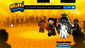 What Minifigures.com website looked like in 2021 (2 years ago)