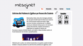 What Mesoj.net website looked like in 2021 (2 years ago)