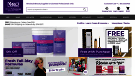What Marlobeauty.com website looked like in 2021 (2 years ago)