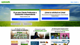What Myherbalife.com.mx website looked like in 2021 (2 years ago)
