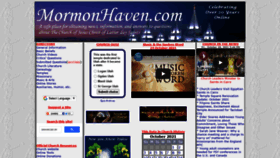 What Mormonhaven.com website looked like in 2021 (2 years ago)