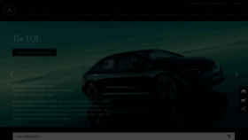 What Mercedes.com website looked like in 2021 (2 years ago)