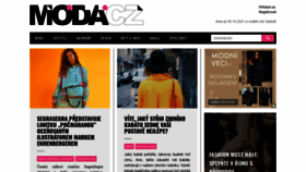 What Moda.cz website looked like in 2021 (2 years ago)