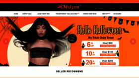 What Mslynnhair.com website looked like in 2021 (2 years ago)