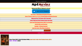 What Mp4moviez.li website looked like in 2021 (2 years ago)