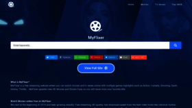 What Myflixer.pw website looked like in 2021 (2 years ago)