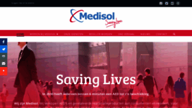 What Medisol.nl website looked like in 2021 (2 years ago)