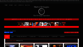 What Mattscdsingles.com website looked like in 2021 (3 years ago)
