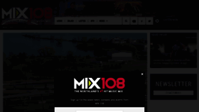 What Mix108.com website looked like in 2021 (2 years ago)