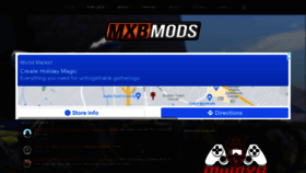 What Mxb-mods.com website looked like in 2021 (2 years ago)