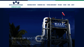 What Makai.com website looked like in 2021 (3 years ago)