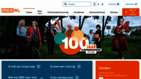 What Mee.nl website looked like in 2021 (2 years ago)