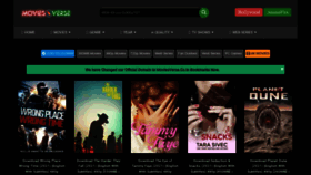 What Moviesverse.cc website looked like in 2021 (2 years ago)