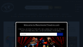 What Manchestertheatres.com website looked like in 2021 (2 years ago)