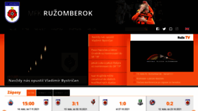 What Mfkruzomberok.sk website looked like in 2021 (3 years ago)