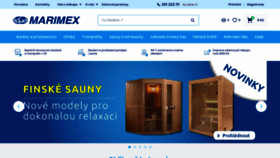 What Marimex.cz website looked like in 2021 (2 years ago)
