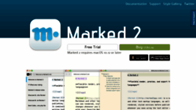 What Marked2app.com website looked like in 2021 (2 years ago)