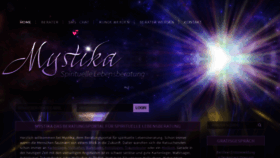 What Mystika.ch website looked like in 2021 (2 years ago)
