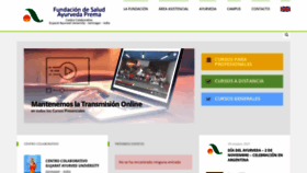 What Medicinaayurveda.org website looked like in 2021 (2 years ago)